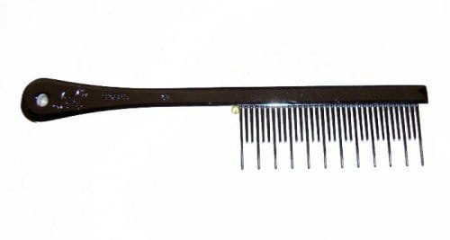Spratts No. 67 Grooming Comb – Mixed Tooth Length, Durable Metal Design