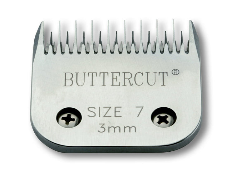 Geib Buttercut No. 7 Blade – 3mm Precision Steel, Smooth Cutting for Curly Coats