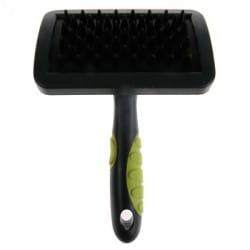 Zolux Rubber Grooming Brush Medium – Flexible Bristles for Gentle Coat Care