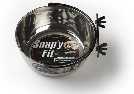 MidWest Stainless Steel Cage Bowl – Large Capacity, Durable and Easy-Clean Design, 1893ml