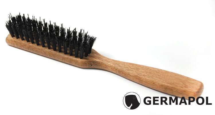 Nylon Narrow 4-Row Grooming Brush – Double Bristle Design for Effective Detangling