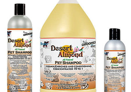 Double K Desert Almond Shampoo – Odor-Eliminating Almond Formula, 473ml Bottle