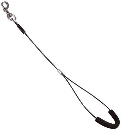 Chadog Double Steel Cable with Nylon Braid – Durable 58cm Tangle-Resistant Lead