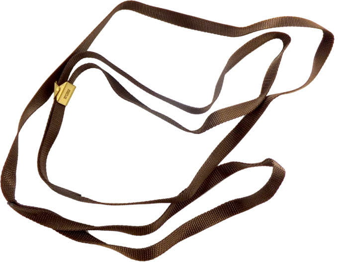 Simplicity Show Lead – English Flat Ring Lead, 9mm Wide, Brown, Durable Design