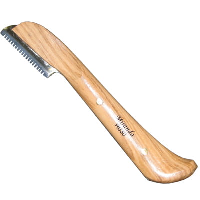 Tritra Medium Grooming Trimmer – Profiled Wooden Handle, Ergonomic Design