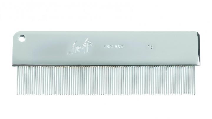Spratts No. 76 Extra Fine Grooming Comb – Dense Teeth, Handle-Free, 10.3cm Length