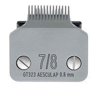 Aesculap Snap-On Blade No. 7/8 – 0.8mm Precision Steel, Ideal for Paws and Muzzle Trims