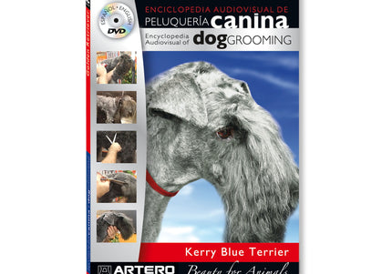 Artero Kerry Blue Terrier Grooming DVD – Step-by-Step Training and Care Guide Video