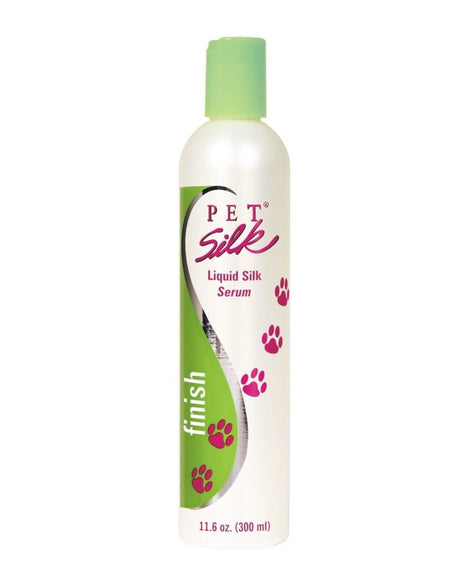Pet Silk Liquid Silk Serum – Hydrating Silk-Infused Formula, Restores Shine to Dry Coats, 300ml