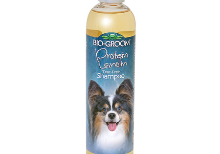 Bio-Groom Protein Lanolin Shampoo – Nourishing Coconut Oil Formula, 355ml, Gentle on Long Coats