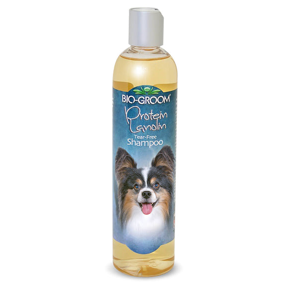 Bio-Groom Protein Lanolin Shampoo – Nourishing Coconut Oil Formula, 355ml, Gentle on Long Coats