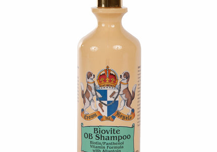 Crown Royale Biovite Shampoo Formula 1 – Biotin-Enriched Concentrate for Long, Delicate Coats, 473ml