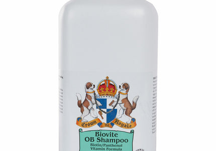 Crown Royale Biovite Shampoo Formula 1 – Biotin-Enriched Concentrate for Long, Delicate Coats, 3.8L