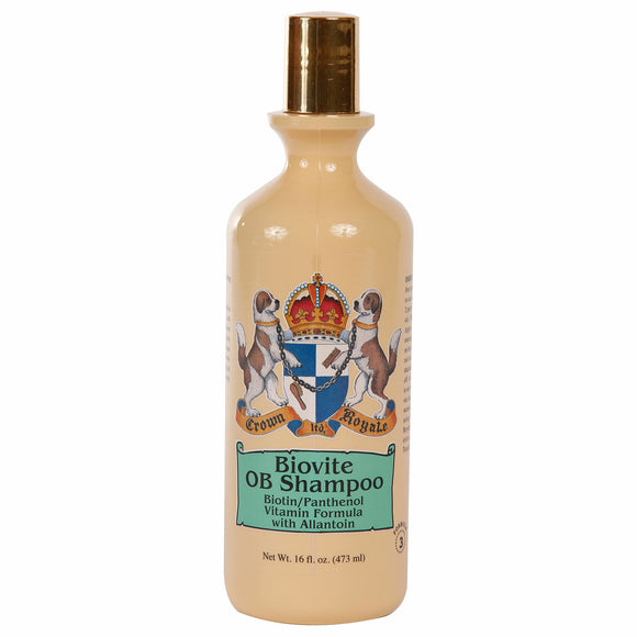 Crown Royale Biovite Shampoo Formula 3 – Biotin-Enriched Concentrate for Thick, Abundant Coats, 473ml