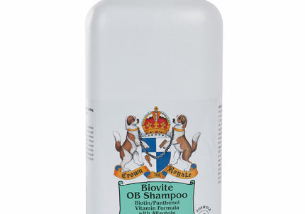 Crown Royale Biovite Shampoo Formula 3 – Biotin-Enriched Concentrate, 3.8L, Enhances Thick Fur