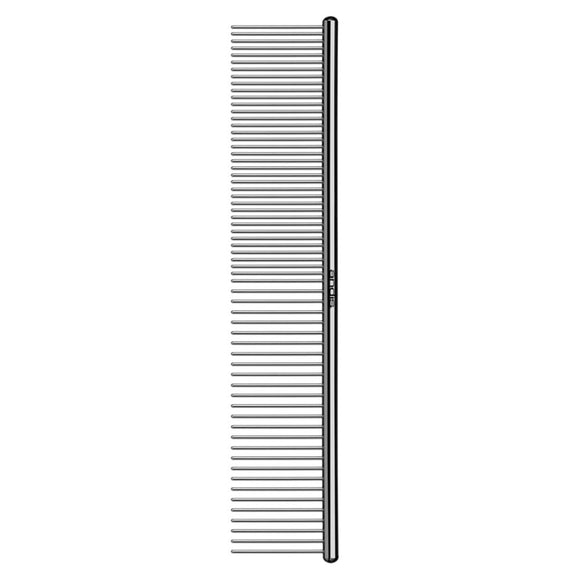 Andis Metal Grooming Comb 19cm – Durable Stainless Steel, Smooth Detangling Tool