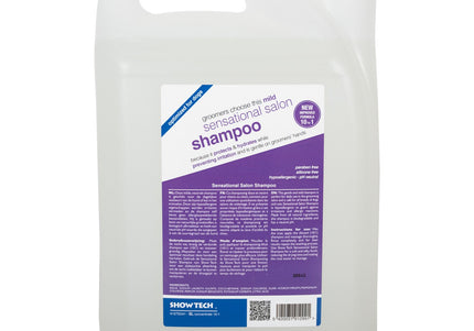 Show Tech Sensational Salon Shampoo – Universal Concentrate 1:10, 5L, Gentle Multi-Species Formula