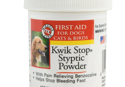 Miracle Care Kwik Stop Styptic Powder – Fast-Acting Bleeding Stopper, 42g Jar