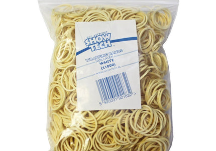 Show Tech Hair Curlers – White, 1.5 cm Diameter, Bulk 1000 Pack for Fast Styling