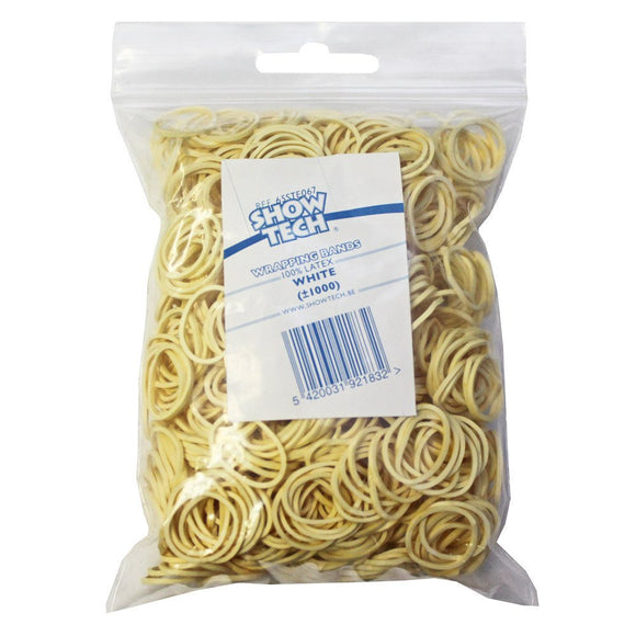 Show Tech Hair Curlers – White, 1.5 cm Diameter, Bulk 1000 Pack for Fast Styling