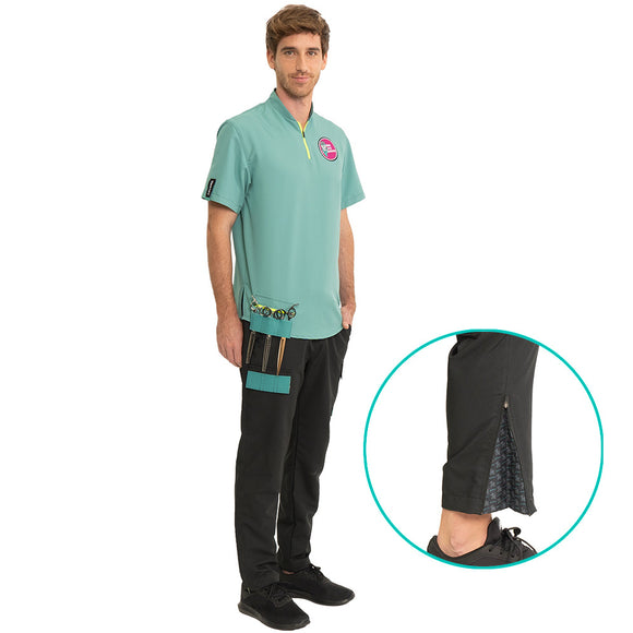 Artero Berlin Black Cargo Grooming Pants – 4-Pocket, Lightweight, Medium Size