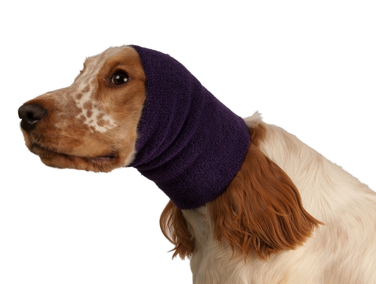 Show Tech Ear Buddy M – Purple Calming Headband, Medium Size, Eases Drying and Noise