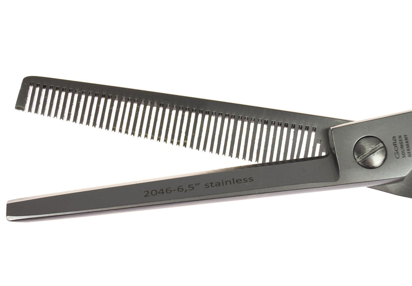 Gotta Solingen 6.5 Inch Thinning Shears – Single-Sided, 44 Teeth, Precision Grooming Tool