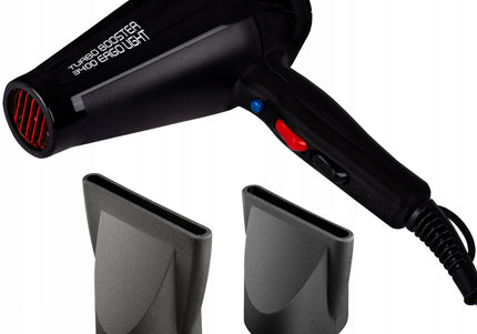Wahl Turbo Booster 3400 Ergo Hair Dryer – Powerful 2400W Tourmaline-Ionizing Design