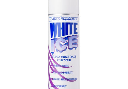 Chris Christensen White Ice Color Spray – Coat Whitening Formula, 125ml, Enhances Brightness
