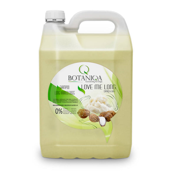 Botaniqa Love Me Long Cupuacu and Shea Shampoo – Nourishing Formula for Long Coats, 5L