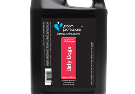 Groom Professional Dirty Dogs Shampoo 4L – Deep Cleaning Formula for Heavily Soiled Coats