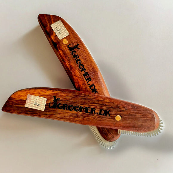 Groomer.dk Rock'N'Roll Revolution Stripping Knife Left – Rounded Teeth, Ergonomic Left-Handed Design