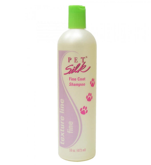 Pet Silk Texturizing Fine Coat Shampoo – Silk-Enriched Concentrate for Fine Hair, 473ml