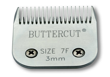 Geib Buttercut Blade SS No. 7F – Stainless Steel Clipper Blade, 3mm Precision Cutting