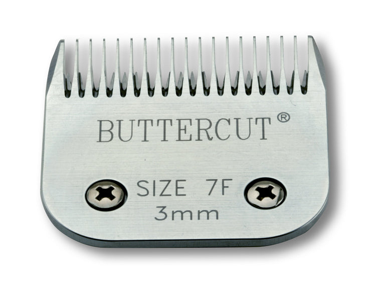 Geib Buttercut Blade SS No. 7F – Stainless Steel Clipper Blade, 3mm Precision Cutting