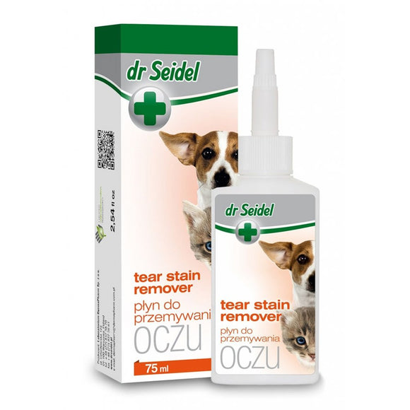 Dr Seidel Tear Stain Remover – Gentle Eye Wash Solution, 75ml, Fast-Acting Formula