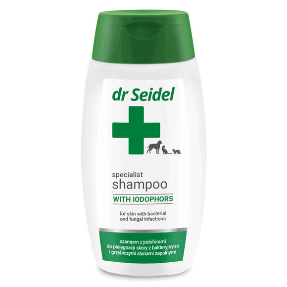 Dr Seidel Medicated Dog Shampoo – Soothing Anti-Inflammatory Formula, 220ml