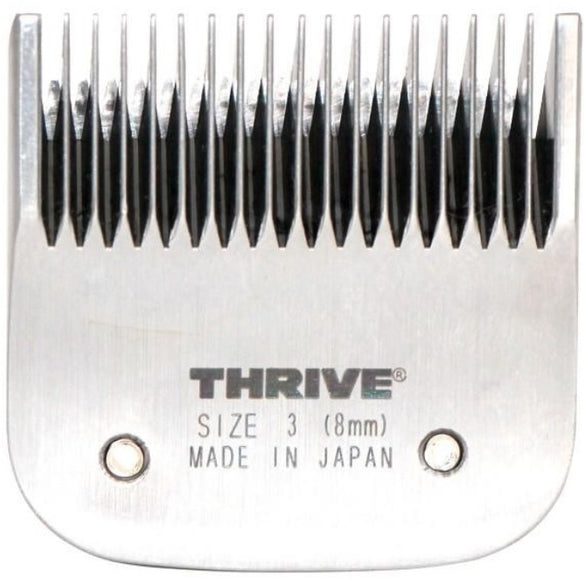 Thrive Professional Blade #3 – High-Quality 8mm Snap-On Clipper Blade, Made in Japan