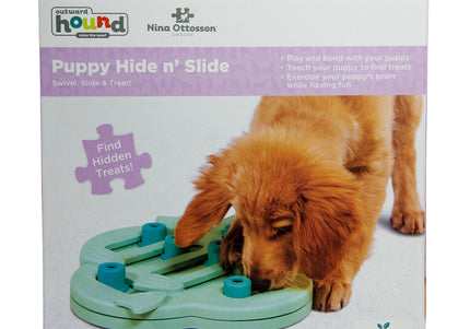 Nina Ottosson Puppy Hide N' Slide Level 2 – Interactive Educational Puzzle Toy, Durable Design