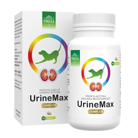 Pokusa GreenLine UrineMax Tablets – Natural Urinary Tract Support, 120 Count