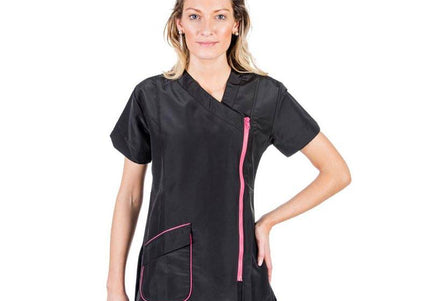 Groom Professional Modena Pink Grooming Sweatshirt – Lightweight Comfortable Apparel for Stylists