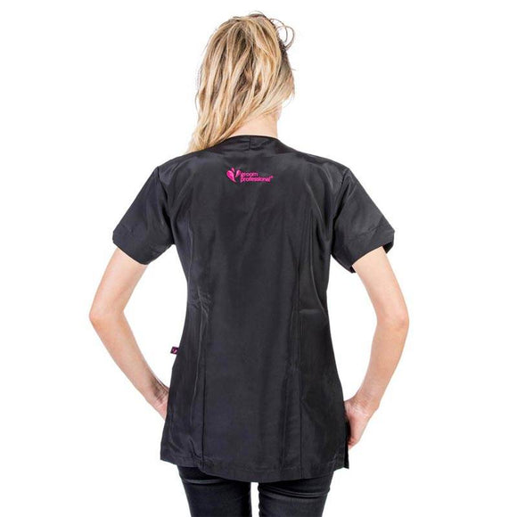 Groom Professional Modena Pink Grooming Sweatshirt – 4XL, Lightweight with Stylish Pink Trim