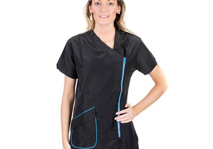 Groom Professional Modena Blue Grooming Sweatshirt – Lightweight Comfortable Apparel for Groomers