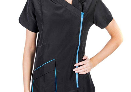 Groom Professional Modena Blue Grooming Sweatshirt – Lightweight Comfortable Apparel for Groomers