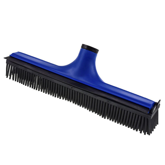 V7 Rubber Grooming Broom – Telescopic Pole, Innovative Red Design, Efficient Hair Removal