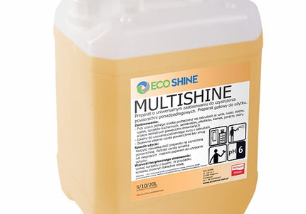 Eco Shine Multishine Universal Cleaning Solution – 5L Large-Capacity, Fast-Acting Formula for Surfaces