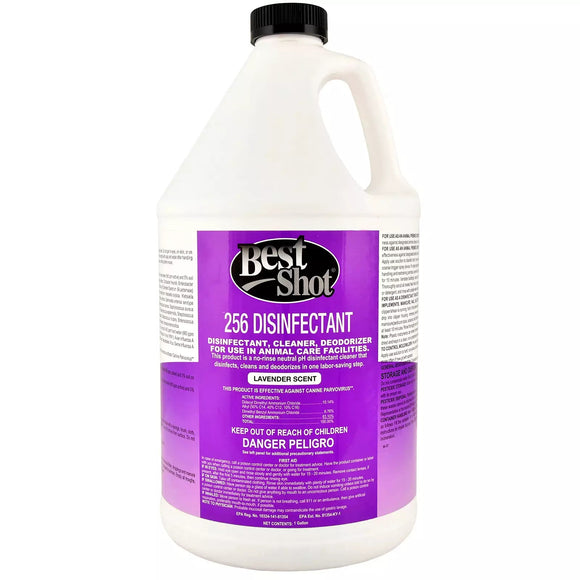 Best Shot 256 Disinfectant Lavender 3.8L – Concentrated Cleaning Solution with Pleasant Lavender Scent