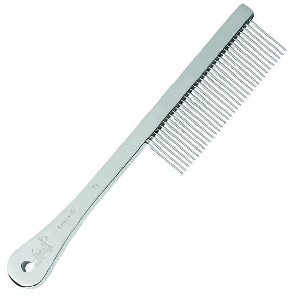 Spratts No. 69 Extra Wide Grooming Comb with Handle – Ideal for Thick and Woolly Coats