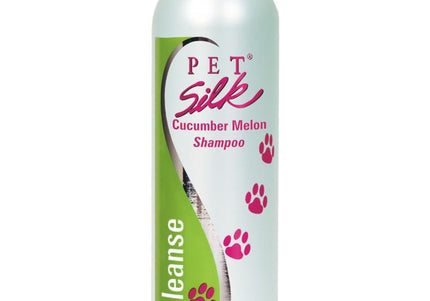Pet Silk Cucumber Melon Shampoo – Concentrated Coat Strengthening Formula, Fresh Scent, 473ml