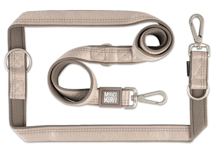 Max & Molly Matrix 2.0 Multi-Function Leash – Detachable, Reflective, Sand Beige, Medium